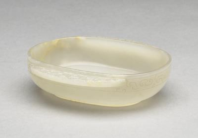 图片[3]-Jade cup with cloud-pattern handles, Yuan to Ming dynasties, 1271-1644 C.E.-China Archive